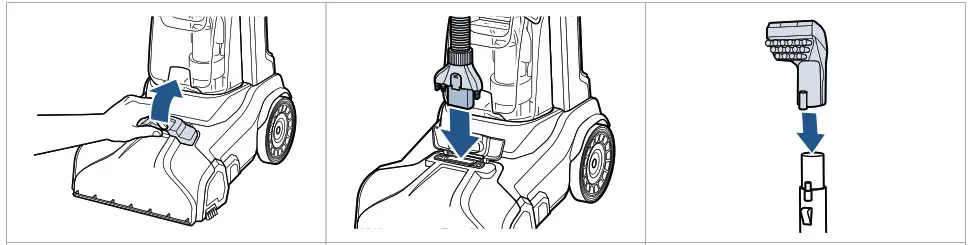 BISSELL 3072 PowerClean Dual Pro Pet Vacuum Cleaner- Hose and Tool