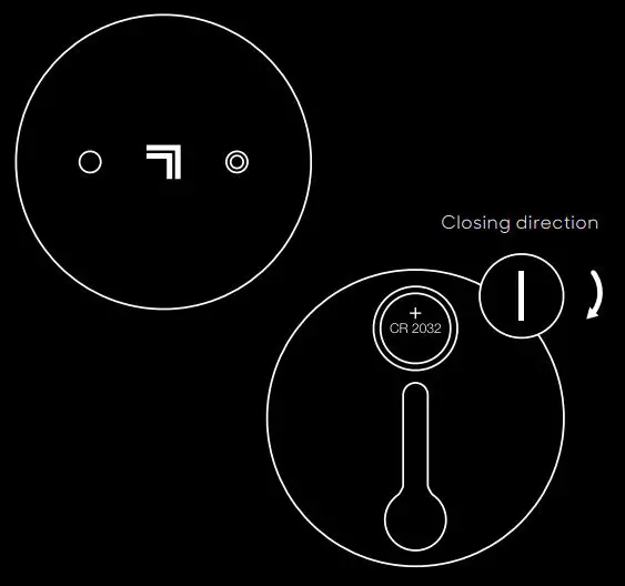 SHARPER IMAGE Smart Track Key Finder + Storage User Manual - INSTALLING BATTERIES