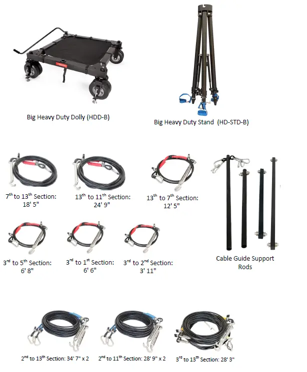 PROAIM P-W9P40-JM 40-Inch Jumbo Cinema Jib-Crane Kit fig 2