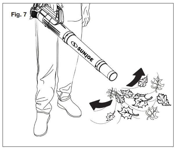 SUNJOE 24V-TB-LTE-RM Cordless Compact Turbine Jet Blower User Manual - Fig. 7