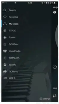 August Bluetooth Multi-Room WiFi Audio Speaker - Third Party Music Providers 1