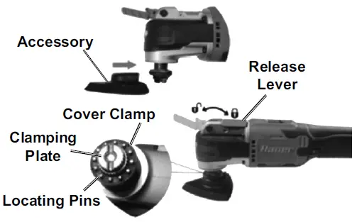 BAUER-58379-20V-Brushless-Cordless-Variable-Speed-Oscillating Multi-Tool - fig 4