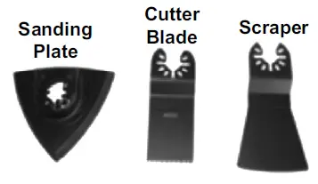 BAUER-58379-20V-Brushless-Cordless-Variable-Speed-Oscillating Multi-Tool - fig 5