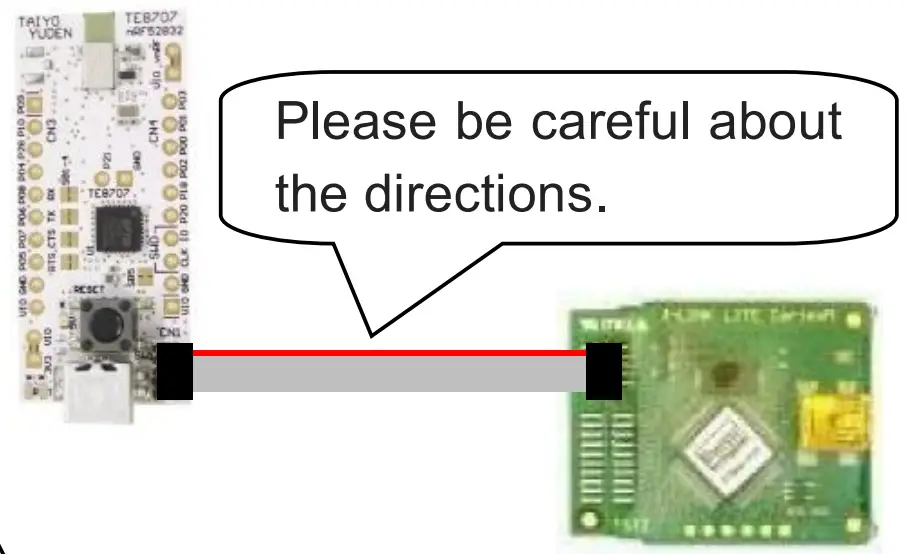 TAIYO YUDEN EYSHSN Series Bluetooth Low Energy Module - CN1 supports the connection
