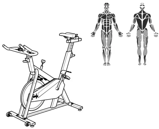 DOMYOS Biking100 Exercise Bike Gym Machine -