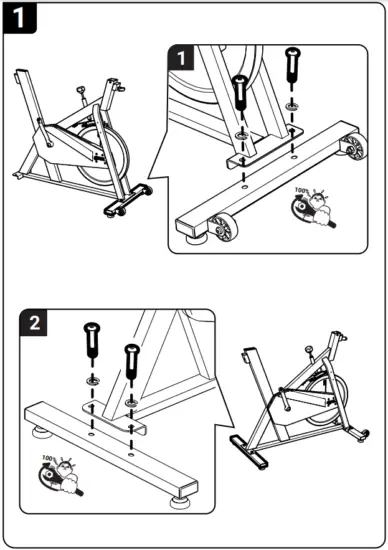 DOMYOS Biking100 Exercise Bike Gym Machine - 1