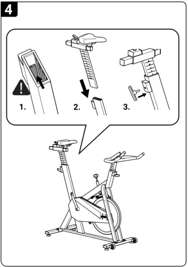 DOMYOS Biking100 Exercise Bike Gym Machine - 4
