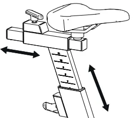 DOMYOS Biking100 Exercise Bike Gym Machine - ADJUST