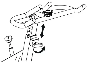 DOMYOS Biking100 Exercise Bike Gym Machine - HANDLEBARS