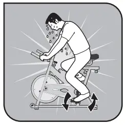 DOMYOS Biking100 Exercise Bike Gym Machine - Improve your