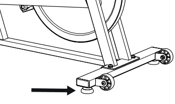 DOMYOS Biking100 Exercise Bike Gym Machine - LEVELLING THE BIKE