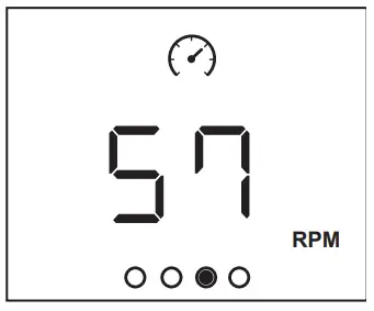 DOMYOS Biking100 Exercise Bike Gym Machine - revolutions per minute
