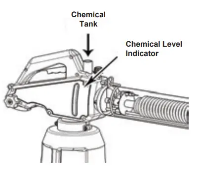VECTORFOG BY100 Mini Portable Thermal Fogger - Fill the Chemical Tank