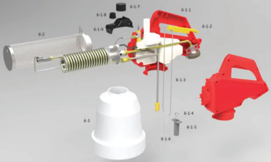 VECTORFOG BY100 Mini Portable Thermal Fogger - To Turn Machine Off 7
