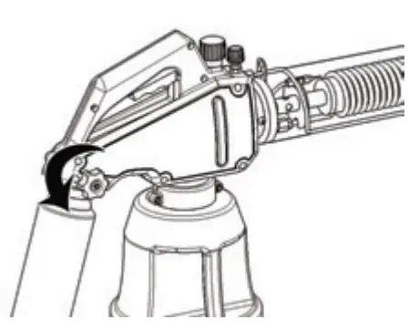 VECTORFOG BY100 Mini Portable Thermal Fogger - To Turn Machine On