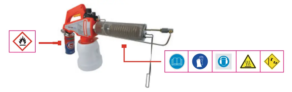 VECTORFOG BY100 Mini Portable Thermal Fogger - fig 1