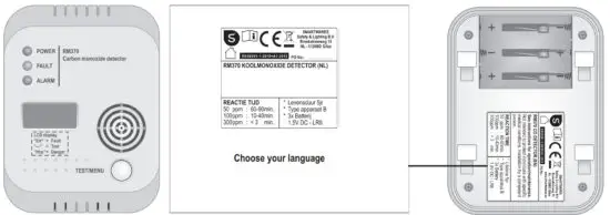 smartwares RM370 Carbon Monoxide Detector - figure 1