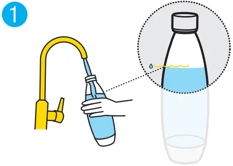 sodastream Fizzi One Touch Sparkling Water Maker CREATE THE BUBBLES 1