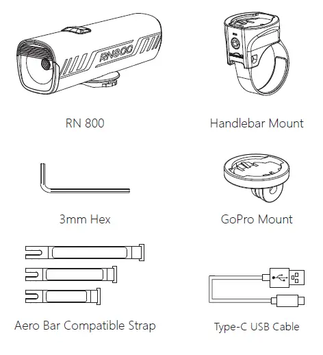 OLIGHT RN 800 Bicycle Light-FIG-1