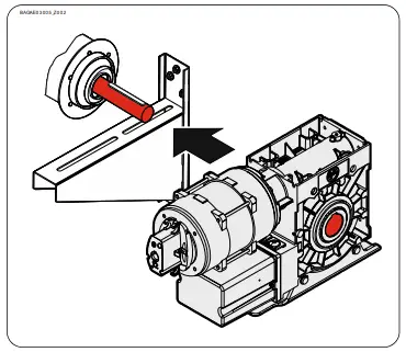 Attach the drive unit