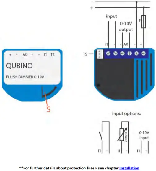 Qubino QUZMNHVD3 0 10V Flush Dimmer - FIG 44