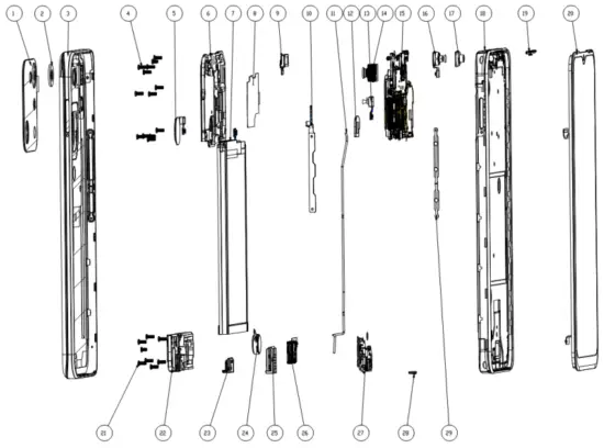 Explosion diagram specification