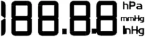 Barometric pressure display