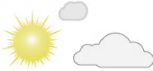 Weather forecast - Partly cloudy