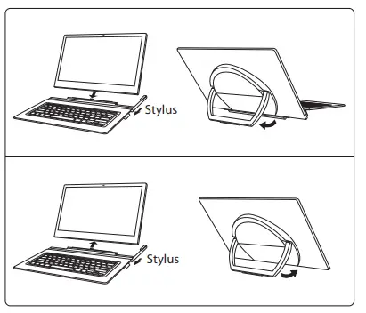 VENTURER VCT9T48 Luna Max 14-Inch Android Tablet with Detachable SpaceMaker Fold-Up Keyboard 7