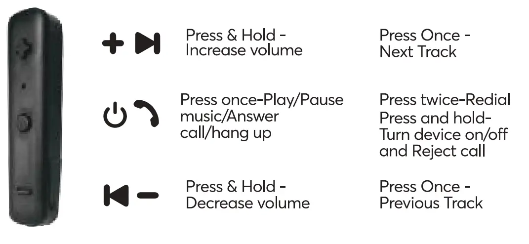 Dgl Group GEBL Gaming LED Wireless Earbuds - functions