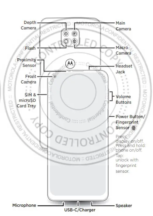 motorola T56ZH1 Mobile Cellular Phone User Guide - Let's get started