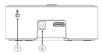 Rear of Wireless Transmitter