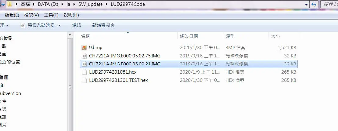 Updating the USB type C (Chrontel) firmware 01