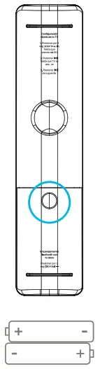 tech4home Khamsin M1 Remote Control - Remove the remote’s