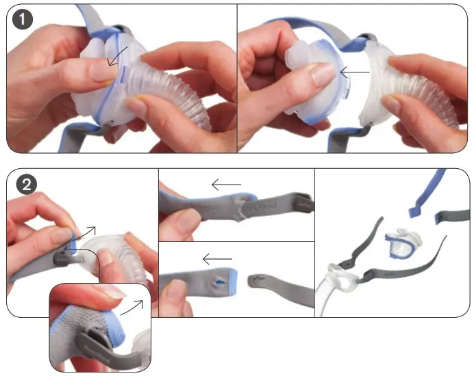 ResMed P10 AirFit Nasal Pillows System - Disassembly