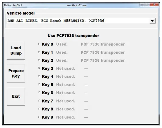 abrites KT010 DIAGNOSTICS TAG KEY TOOL - figure 15