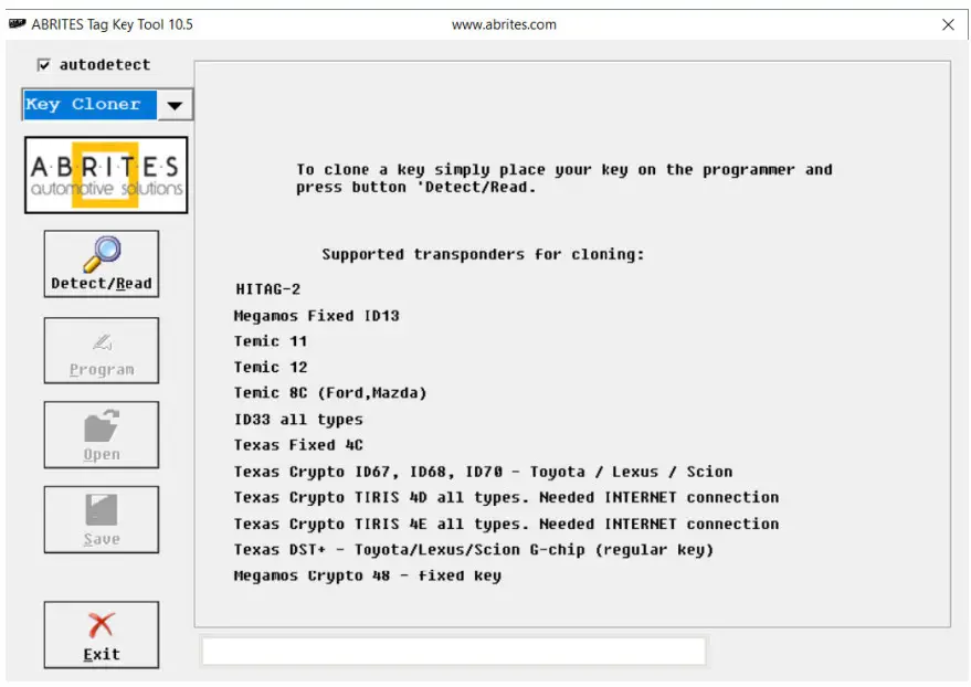 abrites KT010 DIAGNOSTICS TAG KEY TOOL - figure 18