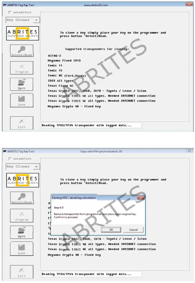 abrites KT010 DIAGNOSTICS TAG KEY TOOL - figure 28