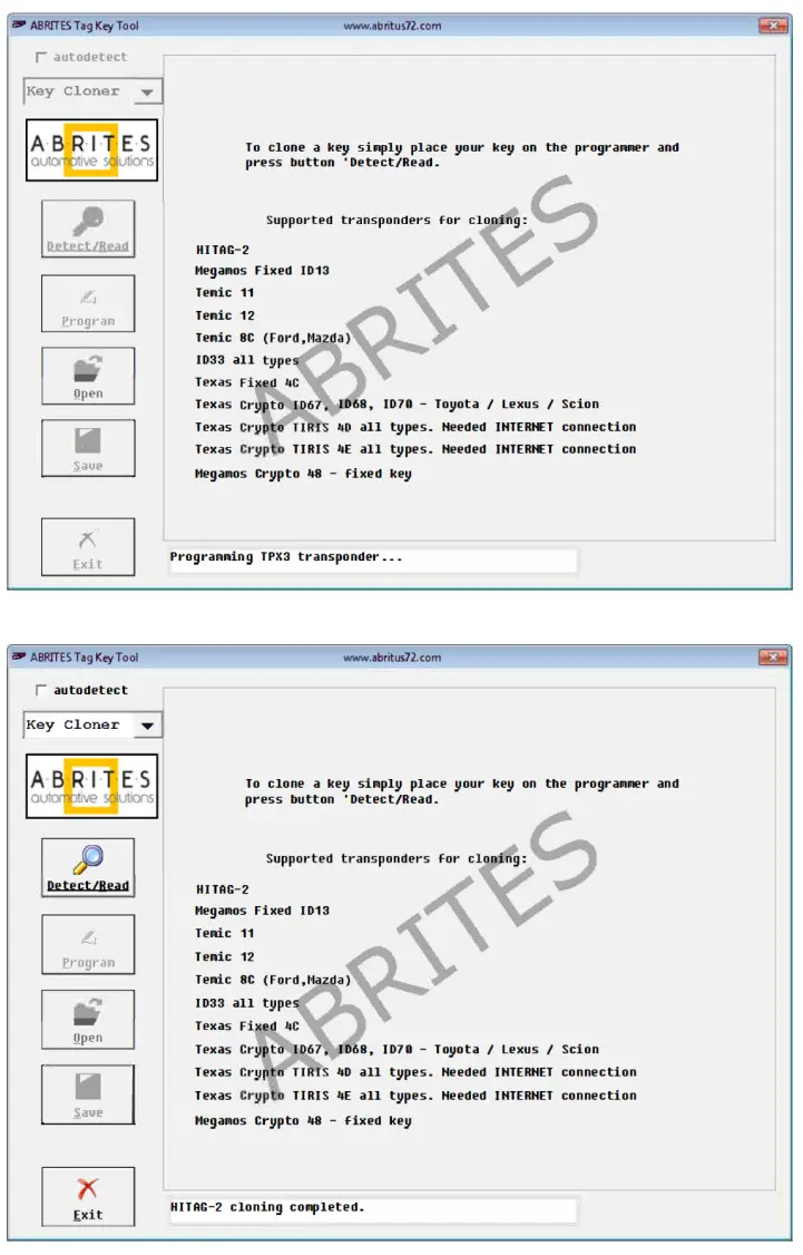 abrites KT010 DIAGNOSTICS TAG KEY TOOL - figure 30