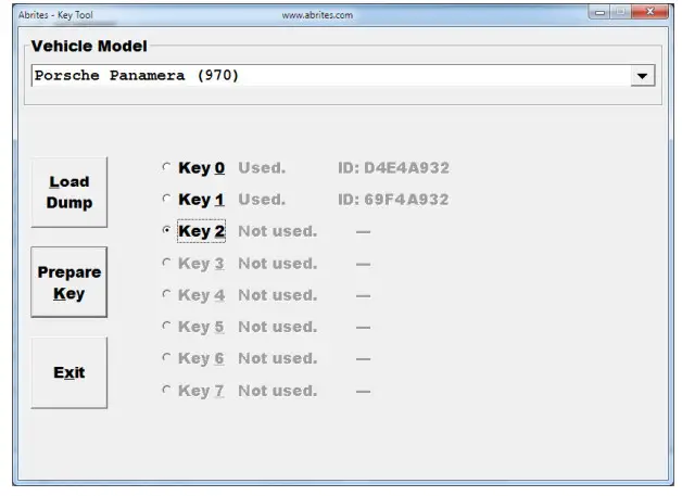 abrites KT010 DIAGNOSTICS TAG KEY TOOL - figure 31