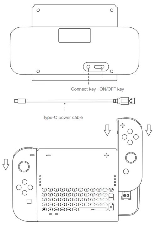 DOBE TNS 1702 Wireless Keyboard - 1