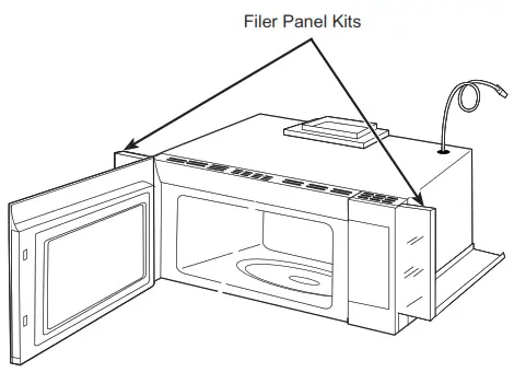 ge appliances JVM7195 MICROWAVE OVEN - Panel