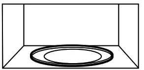 ge appliances JVM7195 MICROWAVE OVEN - turntable