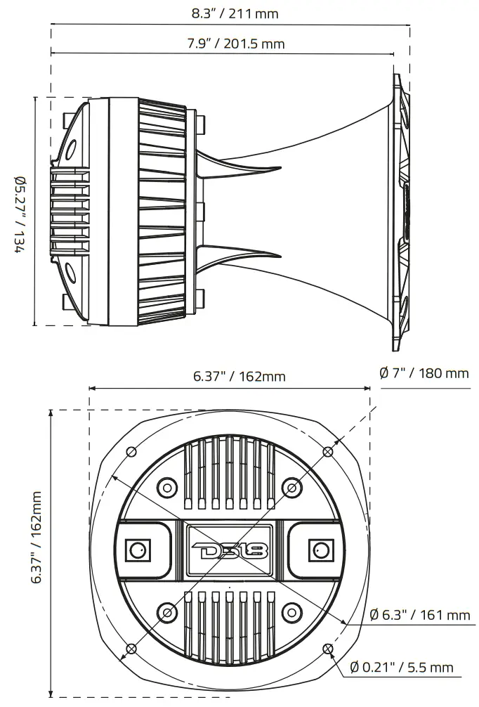 DS18 PRO DKH1X 2 TITANIUM VOICE COIL KIT - fig1