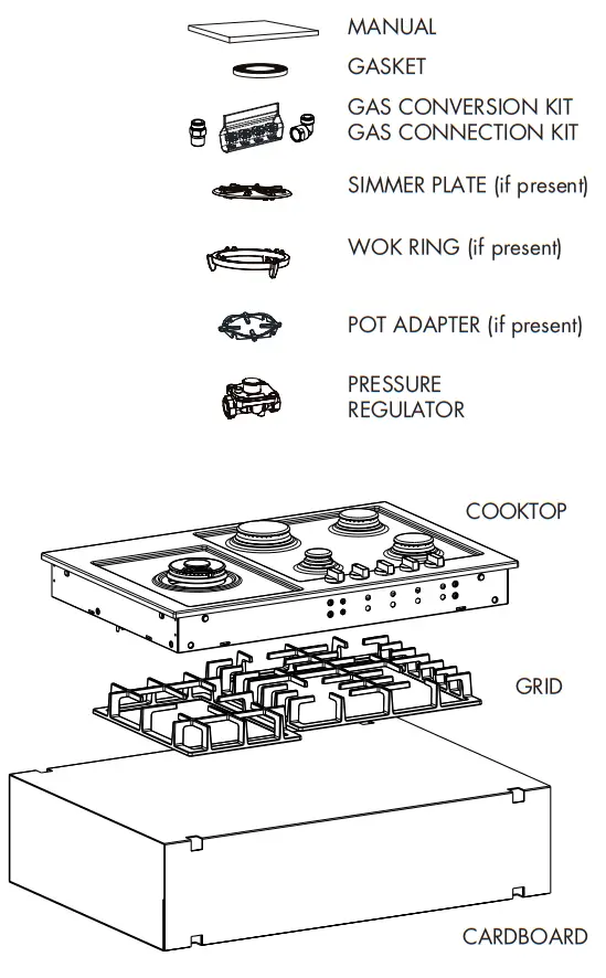 FULGOR MILANO F4GK24S1 Gas Cooktop - fig6