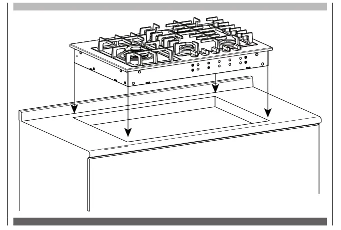 FULGOR MILANO F4GK24S1 Gas Cooktop - fig8