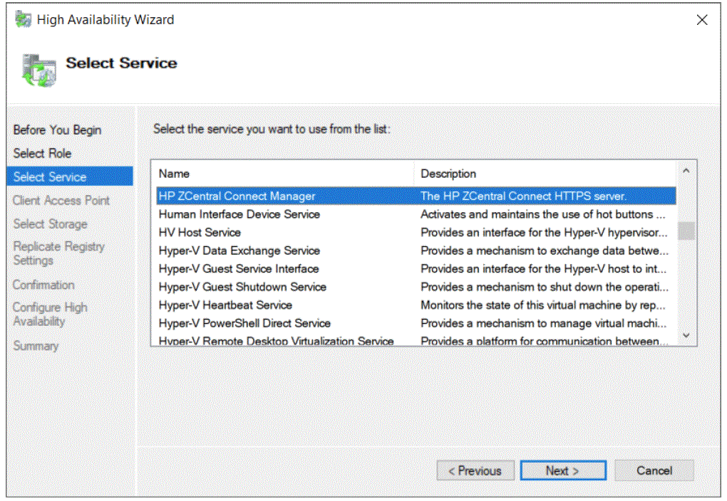 hp ZCentral Connect Failover Software fig 16