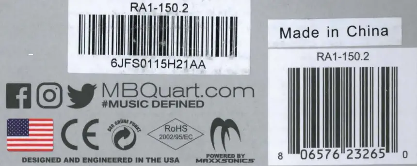 MB QUART RAl 150 2 Amplifier - icon 1