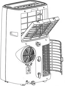 FIG 10 INSTALLING THE HEPA FILTER