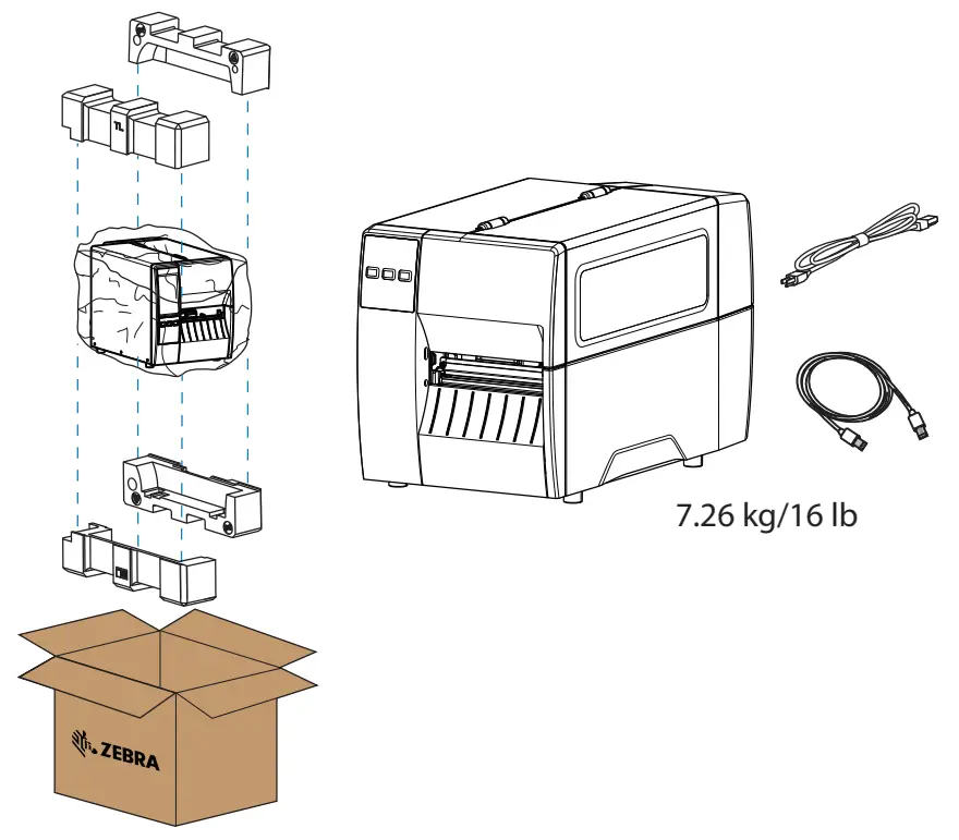 ZEBRA ZT111 Entry Level Industrial Printer - Box